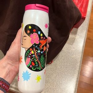 STARBUCKS Tumbler🔥RARE📌Manuela Guillén 🔥NEW with Tags🔥 16 oz.Vacuum insulated